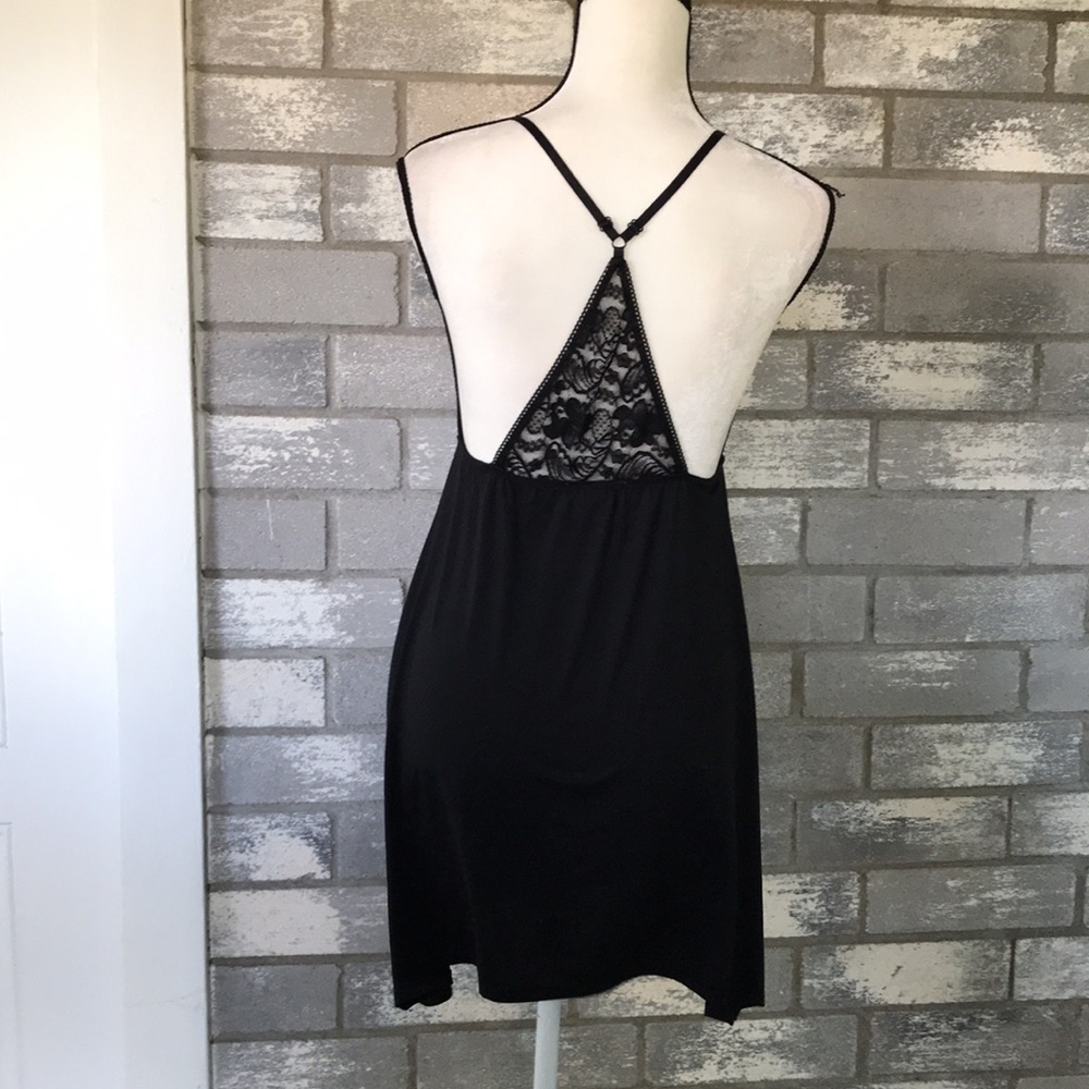 Línea Donatella black nightie size M (8-10) - Picture 5 of 8